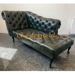 Recamiere Pompadour Chesterfield Linksseitig A8 Antikguen