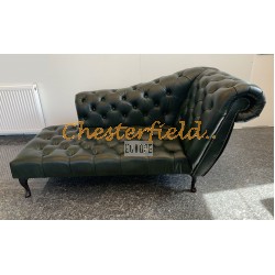 Recamiere Pompadour Chesterfield Rechtsseitig  A8 Antigruen