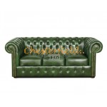 Classic XL Antikgruen 3-Sitzer Chesterfield Sofa Classic XL Antikgruen 3-Sitzer Chesterfield Sofa