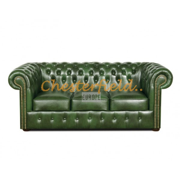 Classic XL Antikgruen 3-Sitzer Chesterfield Sofa Classic XL Antikgruen 3-Sitzer Chesterfield Sofa