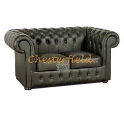 Klassisk sort 2 personer Chesterfield  sofa (K70)