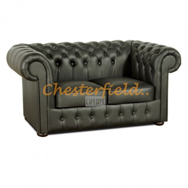 Klassisk sort 2 personer Chesterfield  sofa (K70)