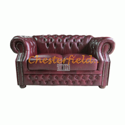 Windsor bordeaux Chesterfield 2 personer sofa (A7)