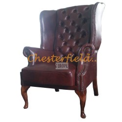 St. James cognac (A4) Chesterfield lænestol