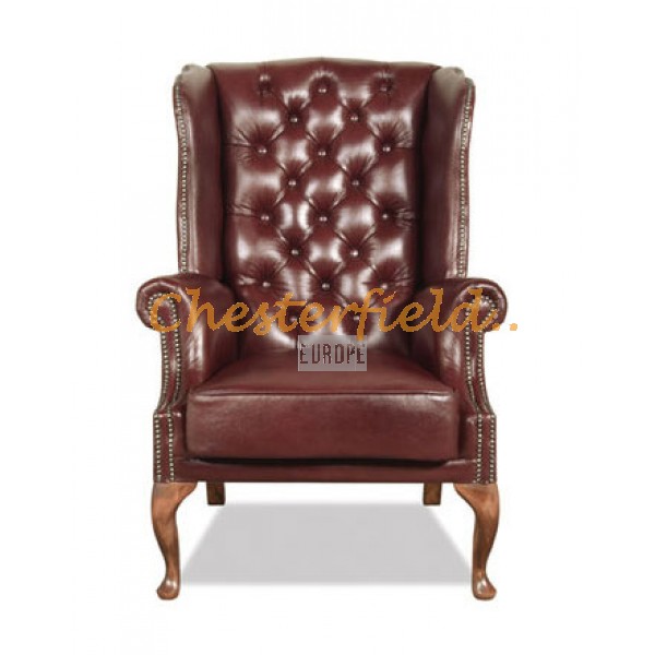 St. James bordeaux (A7) Chesterfield lænestol
