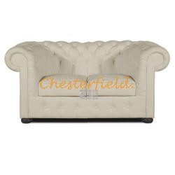 Klassisk vanilje 2 personer Chesterfield sofa (K2)