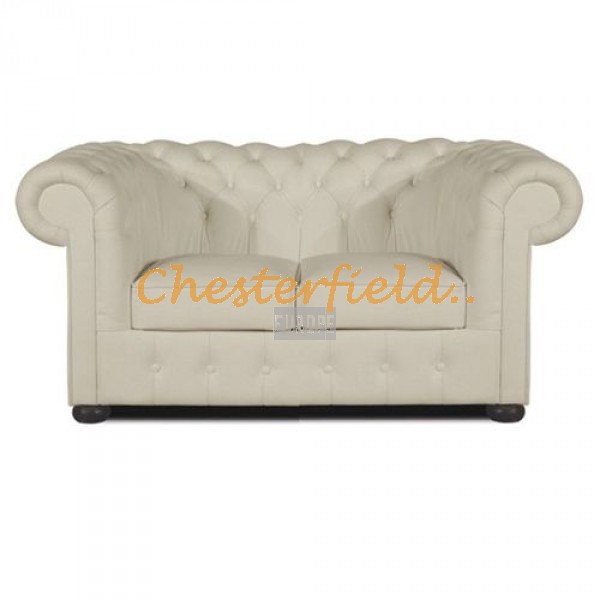 Klassisk XL vanilje 2 personer Chesterfield sofa (K2) Klassisk XL vanilje 2 personer Chesterfield sofa (K2)
