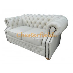 Windsor vanilje Chesterfield 2 personer sofa (K2)