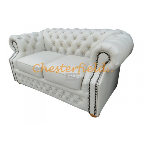 Windsor XL vanilje Chesterfield 2 personer sofa (K2)
