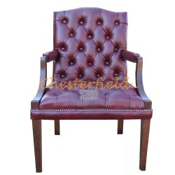 King bordeaux  (A7) Chesterfield lænestol