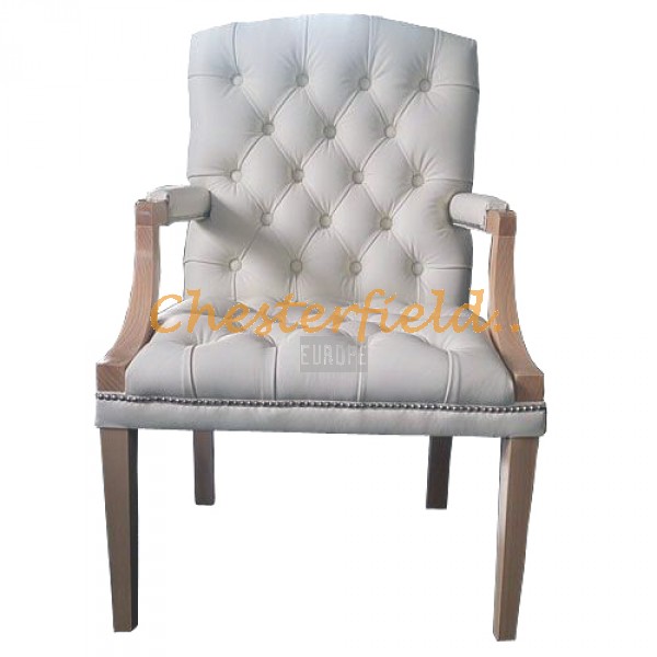 King vanilje (K2) Chesterfield lænestol