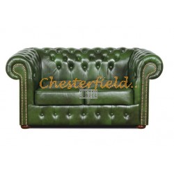 Klassisk grøn 2 personer Chesterfield Sofa 
