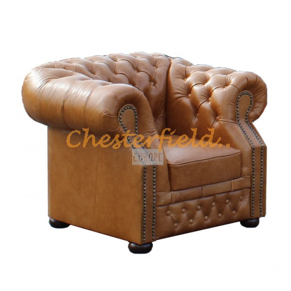 Windsor Antikwhisky (C12) Chesterfield lænestol