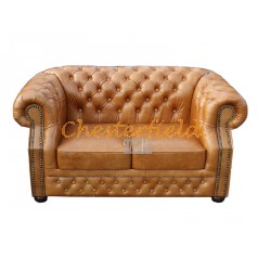 Windsor whisky Chesterfield 2 personer sofa (C12)