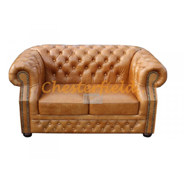 Windsor whisky Chesterfield 2 personer sofa (C12)