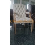 King vanilje (K2) Chesterfield lænestol