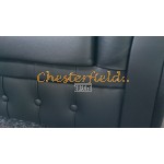 Windchester Sort (k70) Chesterfield lænestol