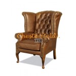 Queen guld (S12) Chesterfield lænestol