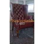 St. James cognac (A4) Chesterfield lænestol