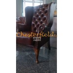 St. James cognac (A4) Chesterfield lænestol