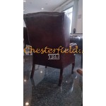St. James cognac (A4) Chesterfield lænestol