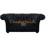 Windchester sort 2 personer Chesterfield Sofa Windchester sort 2 personer Chesterfield Sofa
