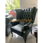 Queen grøn (A8) Chesterfield lænestol