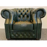 Windsor XL Antik grøn (A8) Chesterfield lænestol