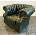 Windsor XL Antik grøn (A8) Chesterfield lænestol