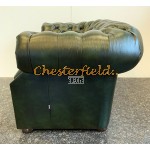 Windsor XL Antik grøn (A8) Chesterfield lænestol