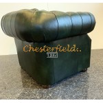 Windsor XL Antik grøn (A8) Chesterfield lænestol