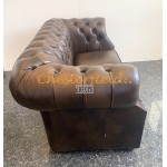 Windsor mediumbrun Chesterfield 2 personer sofa (A5M) 