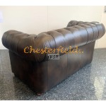 Windsor mediumbrun Chesterfield 2 personer sofa (A5M) 
